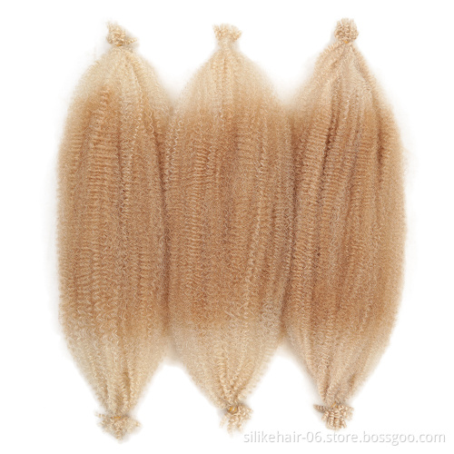curl marley braid Soft Fluffy Synthetic  Hair Extension Long Afro Kinky Synthetic Springy Marley Crochet Twist Braiding Hair